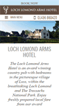 Mobile Screenshot of lochlomondarmshotel.com
